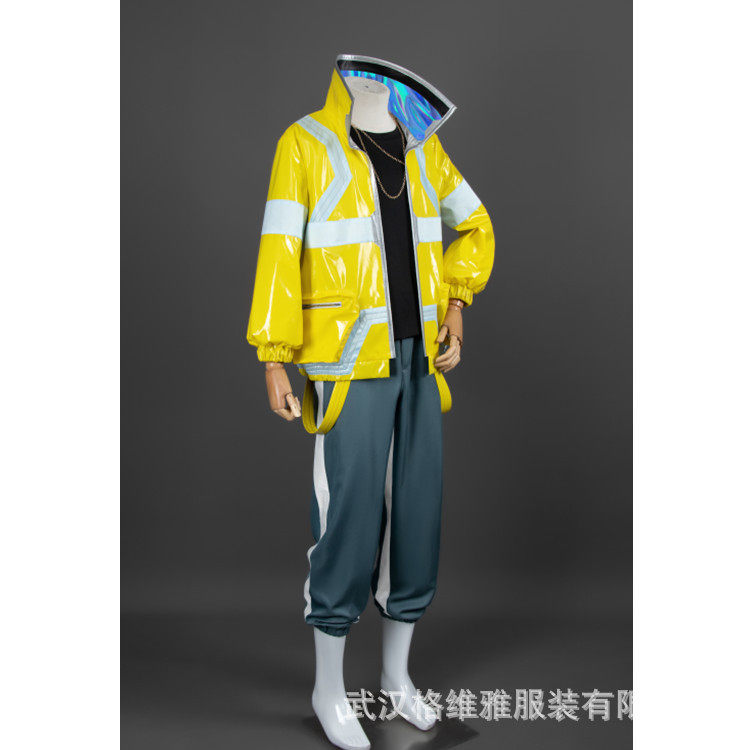 赛博朋克边缘行者cos大卫c服跑手露西衣服2077服装假发cospaly男