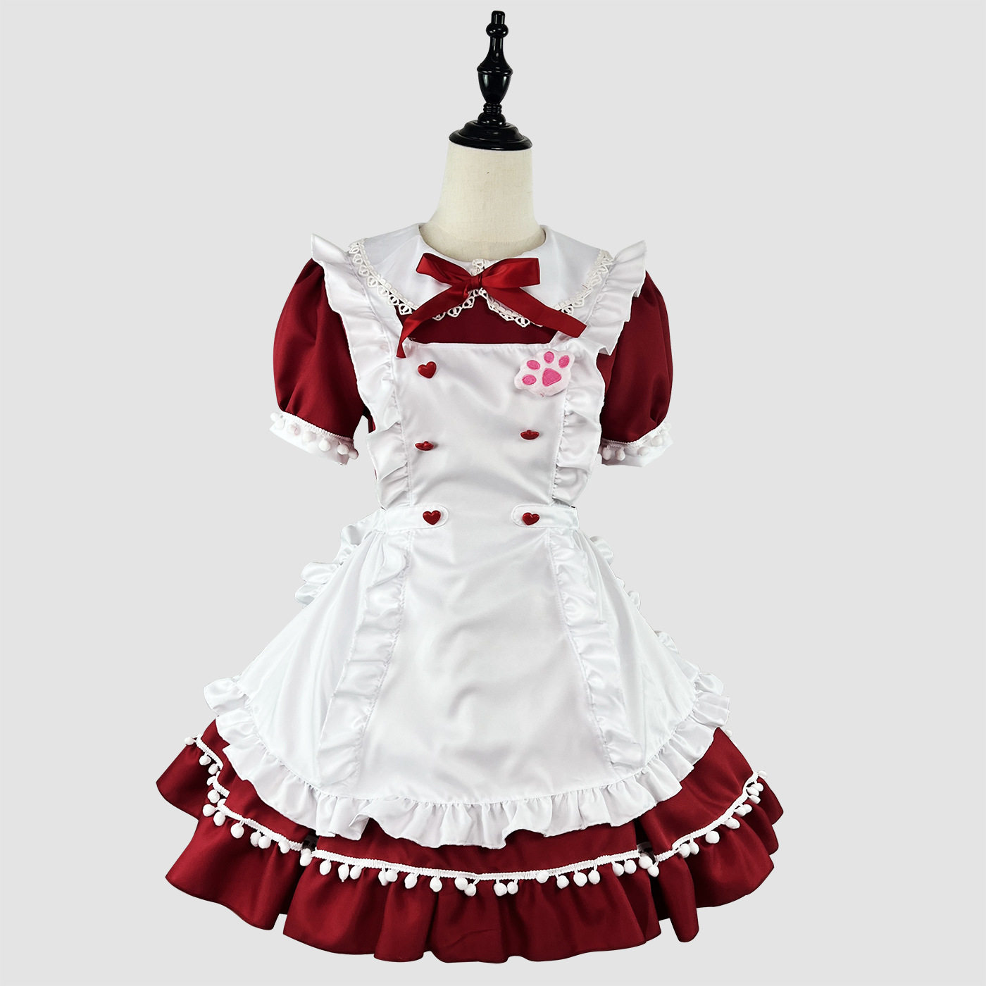 原创新品洛丽塔日常可爱女仆装女仆服Lolita甜美裙子圣诞战袍