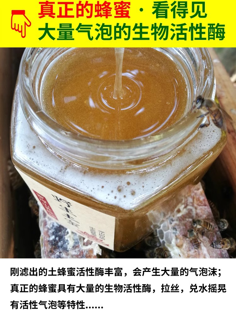 蜂蜜纯正正品天然枇杷蜂蜜野生深山农家自产自然成熟真蜂蜜枇杷蜜