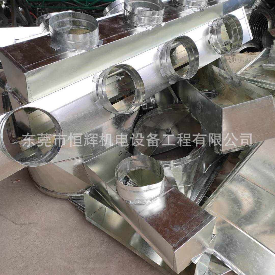 东莞凤岗通风管道 螺旋风管 不锈钢风管 废气除尘风管