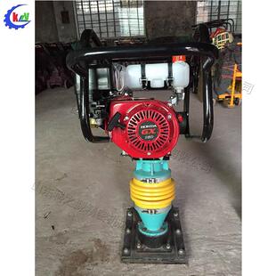 小型手持电动冲击夯建筑地面路基压平机沟槽狭窄场地打夯压实机