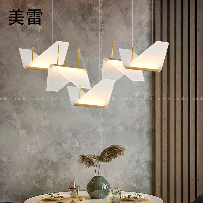 后现代北欧全铜小鸟餐厅吊灯