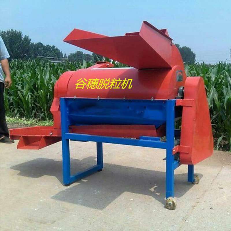 小型谷子脱粒机价格自动谷子脱粒机 谷穗脱粒机托图片