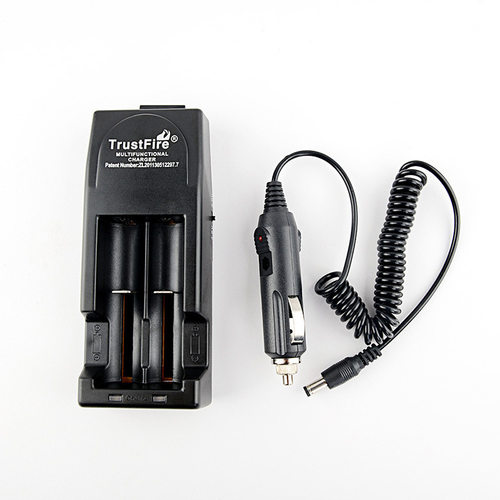 TrustFire电池充电器 18650 18350双槽充多功能通用座充