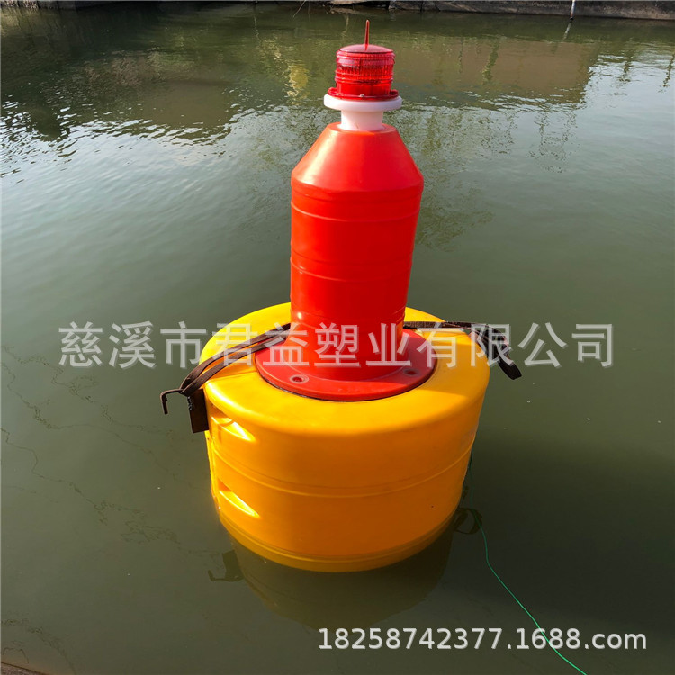 锥形PE实心可装灯水库航道浮标