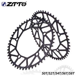 ztto自行车折叠车正负齿50t52t54t56t58t130BCD牙盘单盘片