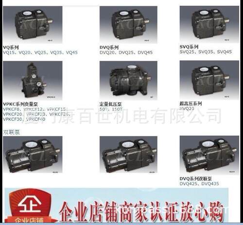 凯嘉VQ25-75叶片泵RAA/RAB等
