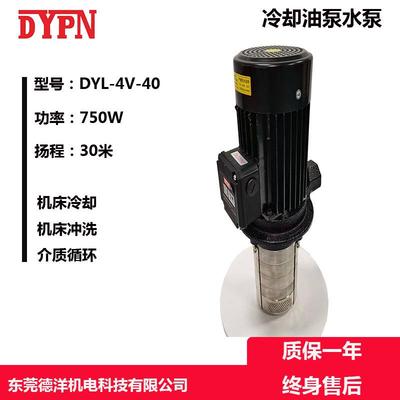 东莞浸入式多级离心泵机床冷却泵不锈钢液下泵型号订做