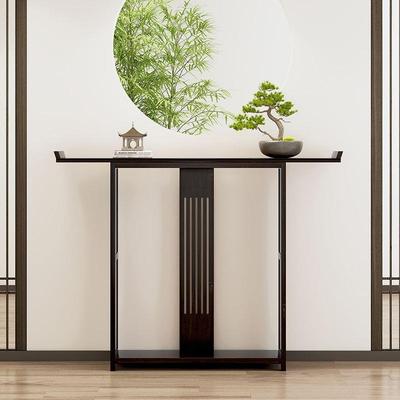 中式玄关桌靠墙窄条桌新中式简约条案婚礼桌子道具订婚复古小桌子