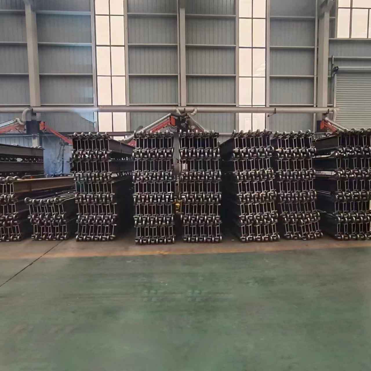 矿用支架卡钢轨打孔切割 单轨吊承重梁 单轨吊轨道