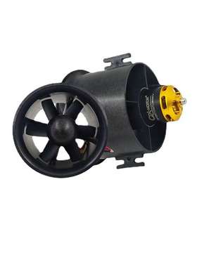 群汐edf70涵道6叶3800kv无刷外转电机4S涡喷风扇风机电动机固定翼