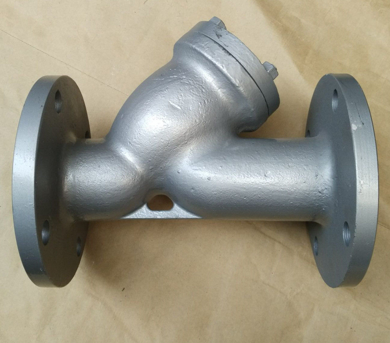 过滤器空气Y型过滤器WCB材质法兰Y型过滤器
