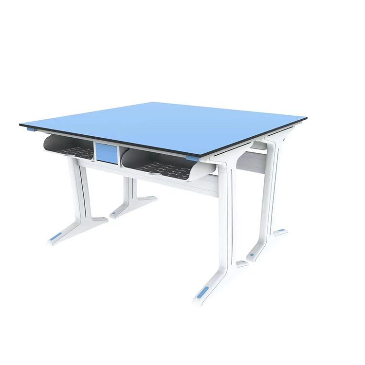 新型铝塑物理化学生物实验桌工作台铝木桌科学探究仪器准备实验室