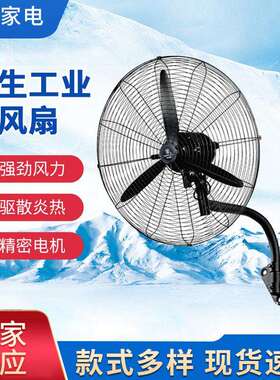 华生牌工业风扇FL50-B型500mm电风扇工厂车间大功率扇工业墙壁扇