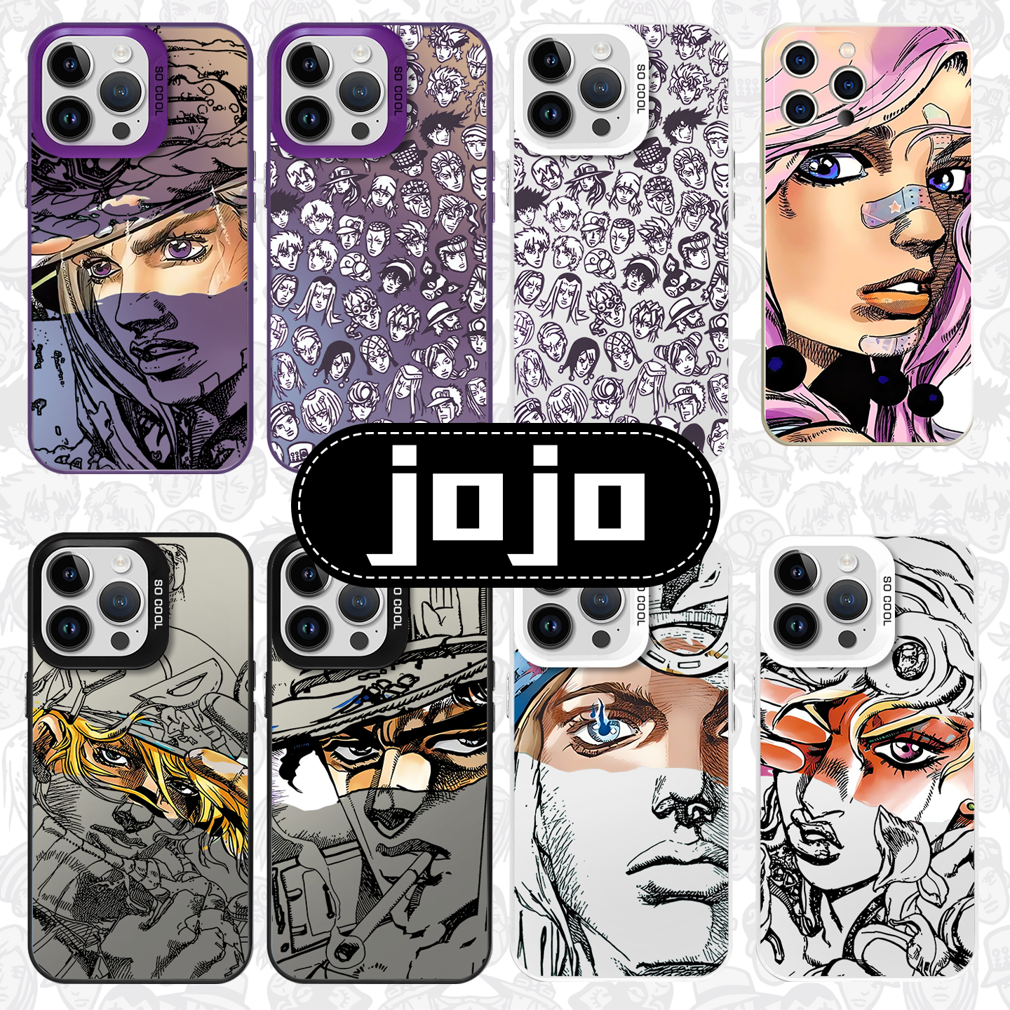 JOJO手机壳苹果17华为vivo的奇妙冒险iPhone16promax小米15pro飙马野郎OPPO承太郎14杰洛联名