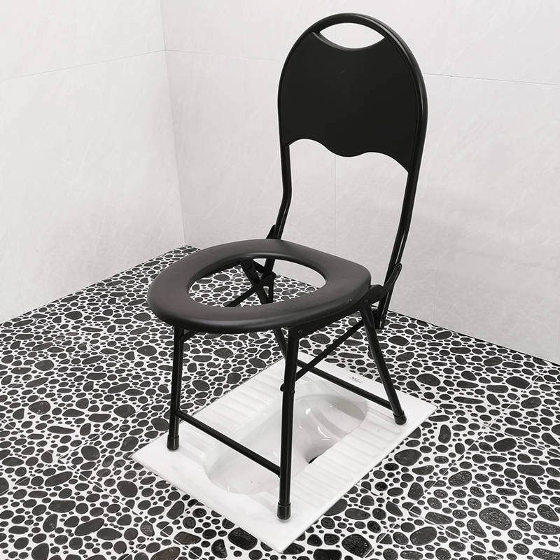 坐便椅老人折叠孕妇家用移动马桶大便椅厕所坐便椅坐便器收纳折叠