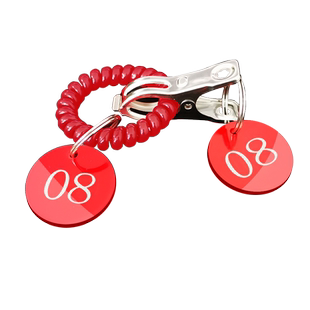 亚克力麻辣烫号码牌餐饮叫号牌夹子取餐号牌成对手牌冒菜上菜数字