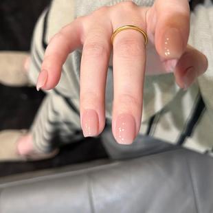 冰透裸色穿戴甲秋冬甘露寺华妃抹脸美甲成品高级感淡粉素颜可持久