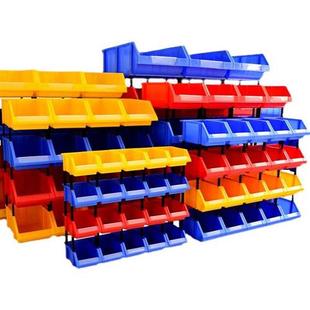 件工具塑料盒斜口组合式 分层货架螺丝收纳五金零件盒物料归类元 盒
