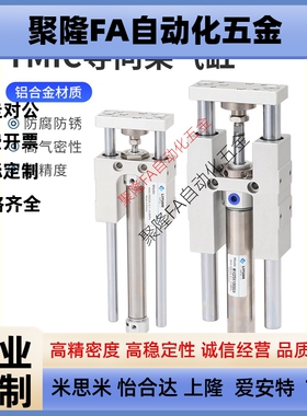 TMIM12带导向TMICM20支架TMICL16气缸25X50X75X100X125X150X200-S