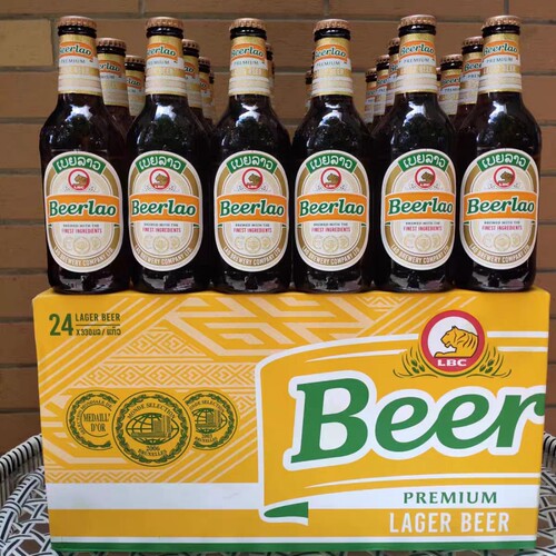 330ml*10玻璃瓶正宗老挝进口啤酒