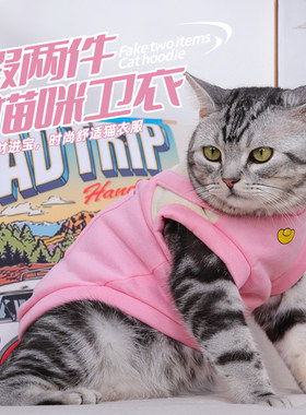 葵葵熊假两件毛绒卫衣猫衣