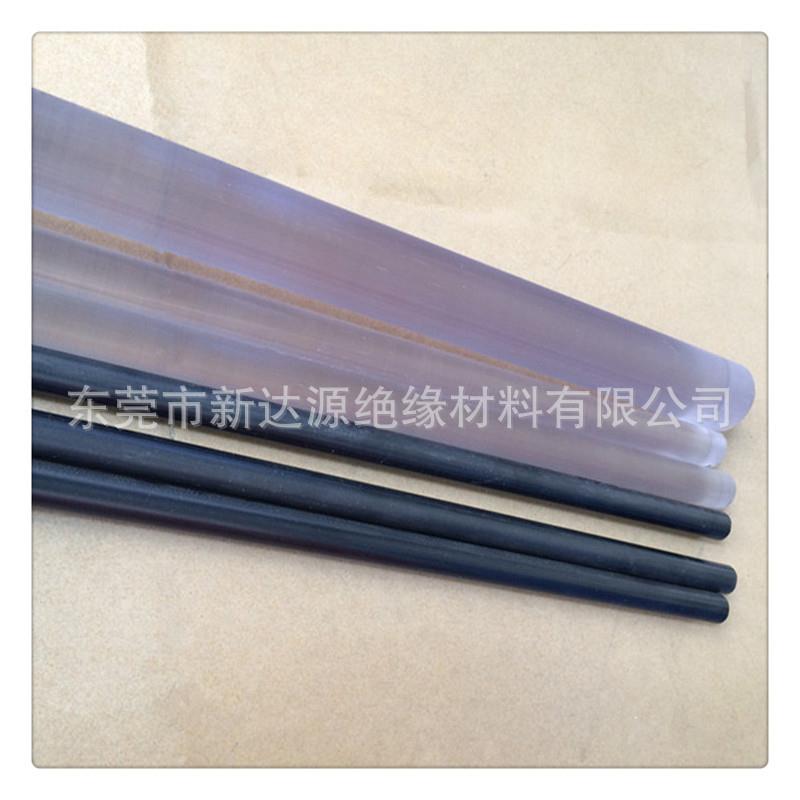 .高强度PC棒黑色聚碳酸酯棒材PC透明塑料棒材 PC透明棒材零切