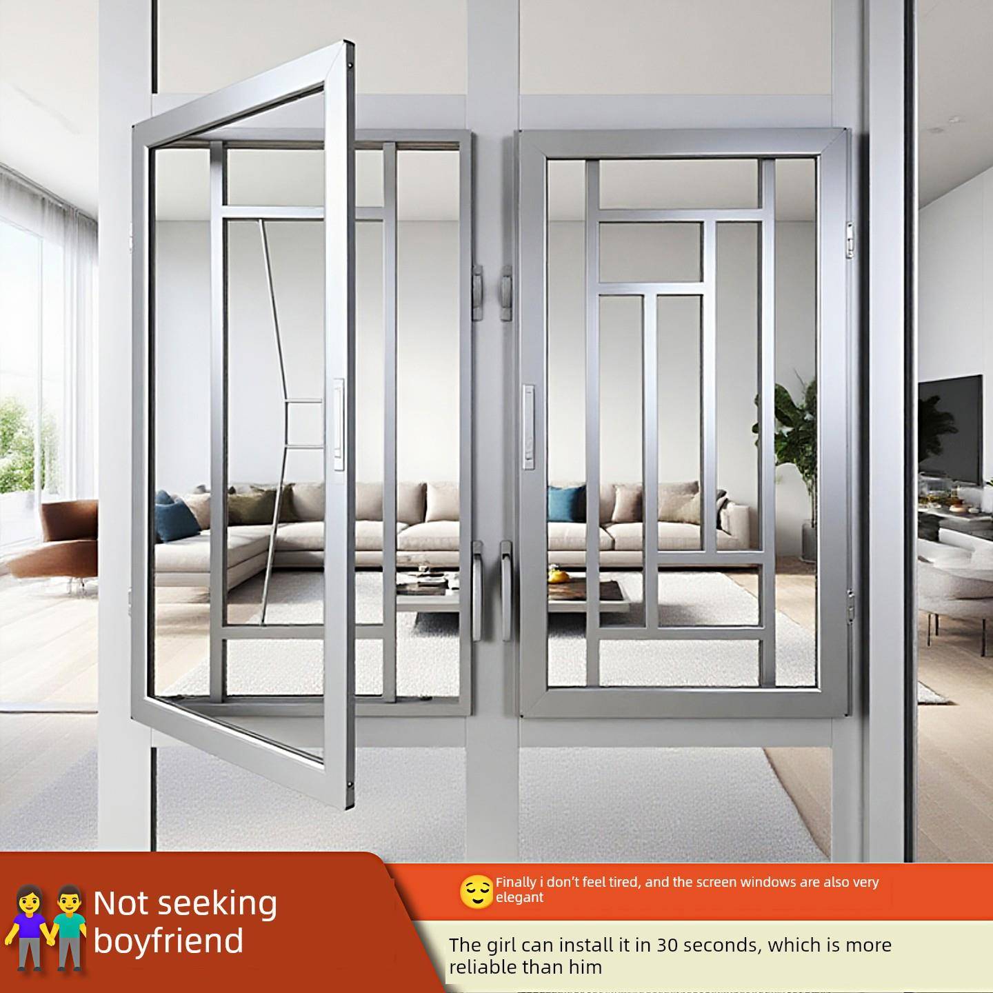 防猫网，自安装，免打孔，高清网，纱窗，防猫跳楼梯，金钢网，防