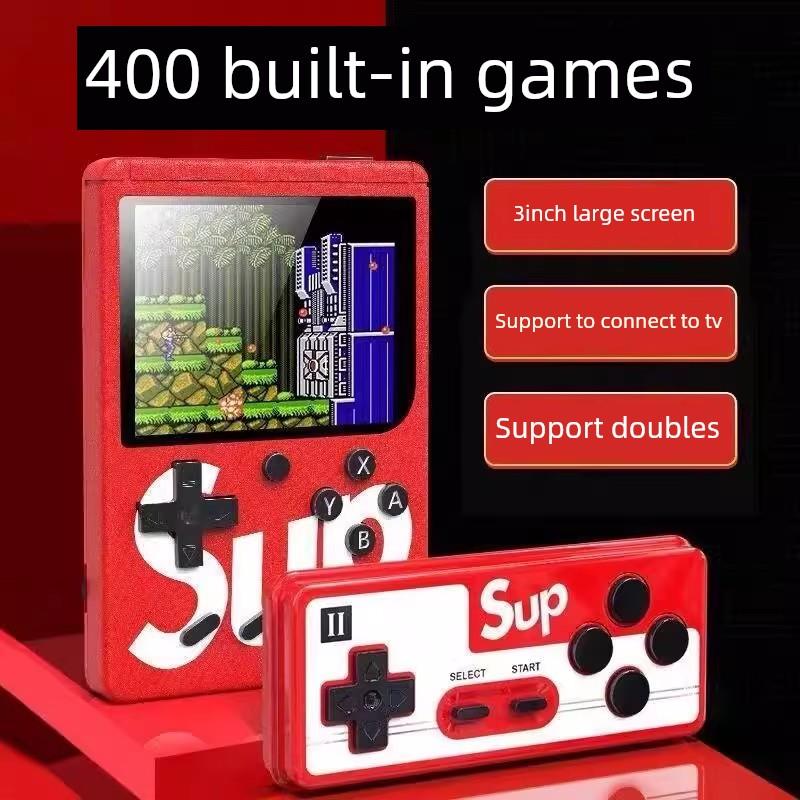 400种掌上游戏机,新经典怀旧Sup双人充电游戏机