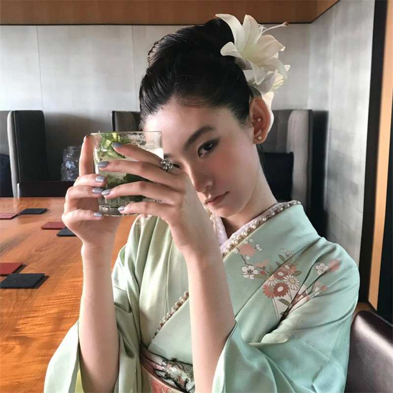 超仙纯欲风白色百合花发夹图片