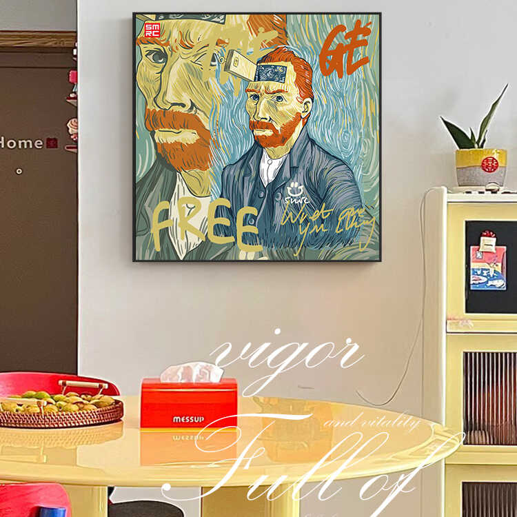 风格潮流艺术宇航员画报现代北欧