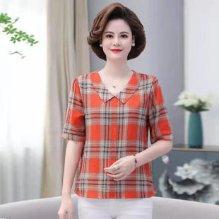 上衣短袖 工廠沖量?jī)r(jià)衣服2023新款 女裝 T恤高檔雪紡衫 女春夏新款 女