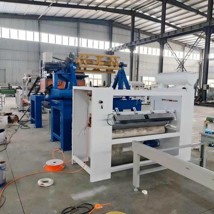 数控涂胶在线贴面机供应 彩钢玻镁板对片贴面机 镀锌钢板覆膜机