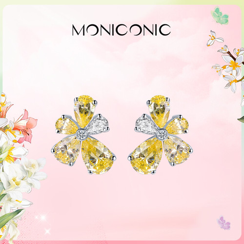 MONICONIC925银，锆石女