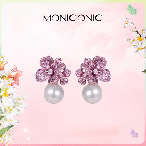 小巧耳饰MONICONIC珍珠时尚