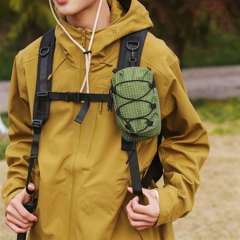 户外登山斜挎包男女运动单肩多功能挂件包双肩包挂包旅行手机包