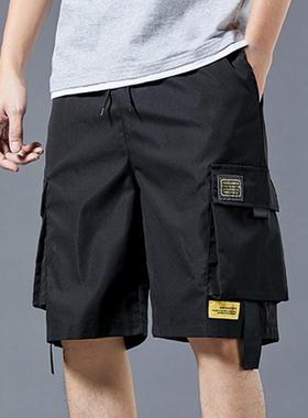 Fashion Loose Casual Work Wear Capris 时尚宽松休闲工装五分裤