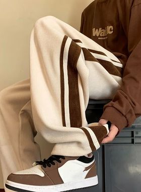 Vintage drape straight leg sports pants 复古垂感直筒运动长裤