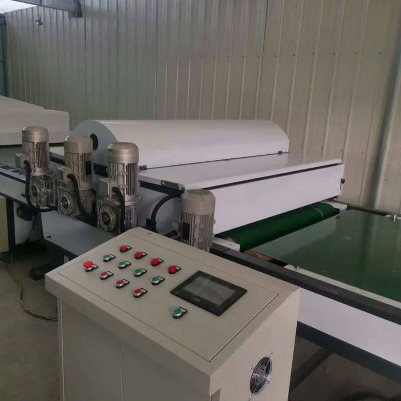 新型uv滚涂压膜机大理石镜面封釉机家具木质板上光油机