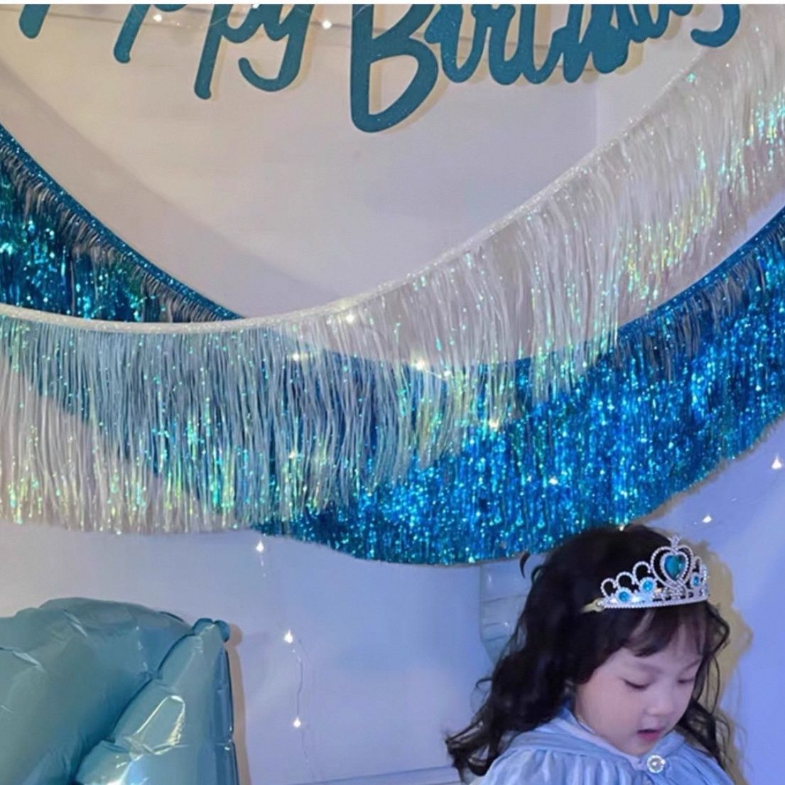 公主梦流苏拉花雨丝帘开业节庆布置商店教室活动装扮生日装饰品