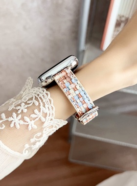 适用苹果手表表带小蛮腰时尚个性表带iWatch女款表带s9 Ultra表带