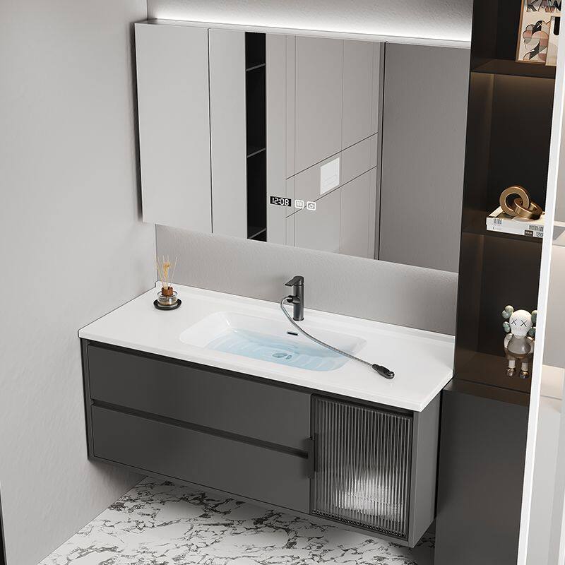 陶瓷一体盆浴室柜定制尺寸定做68/78公分/88/98cm108/118厘米卫浴