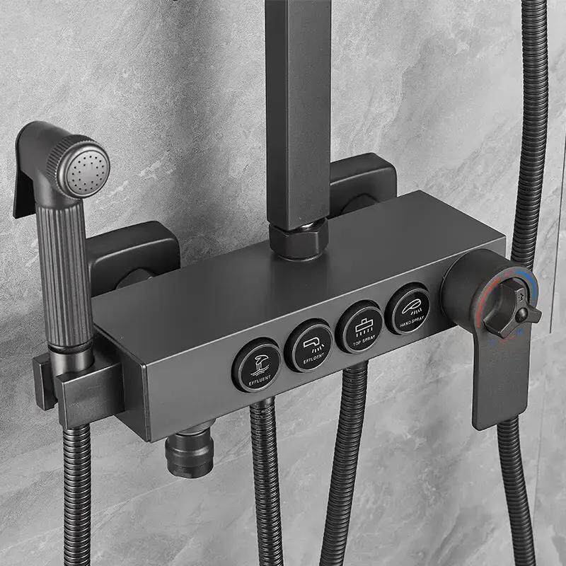 不锈钢恒温混水阀洗澡冷热水开优选浴室花洒配件淋浴通用龙头主体