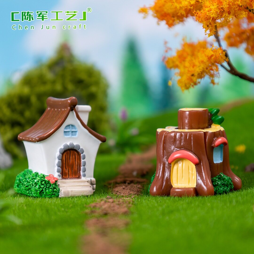 屋南瓜房子园艺造景装饰品配件微