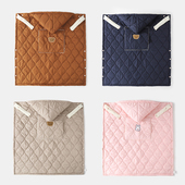 婴儿斗篷秋冬挡风毯推车盖毯幼儿背带腰凳防风宝宝披风小童加厚罩