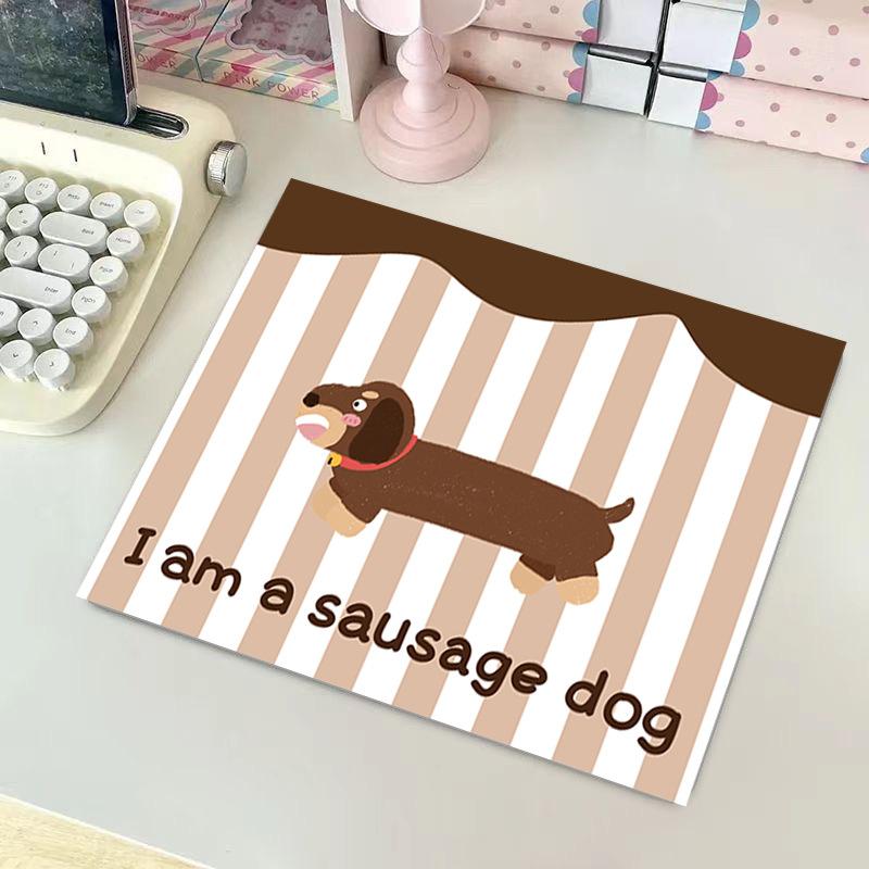 卡通可爱鼠标垫小号男女生高颜值办公室电脑桌面垫键盘垫个性创意