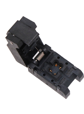 定制DFN4pin-1.9 3.4x2.7塑胶翻盖测试座特殊尺寸晶振验证