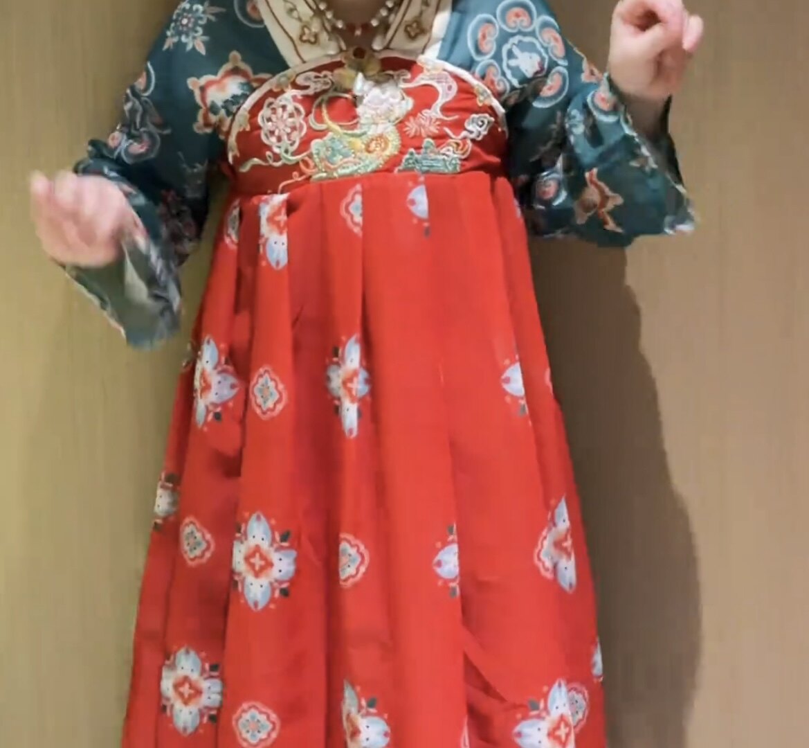 女童汉服2026新款儿童古风超仙连衣裙春秋款小女孩古装唐装表演服