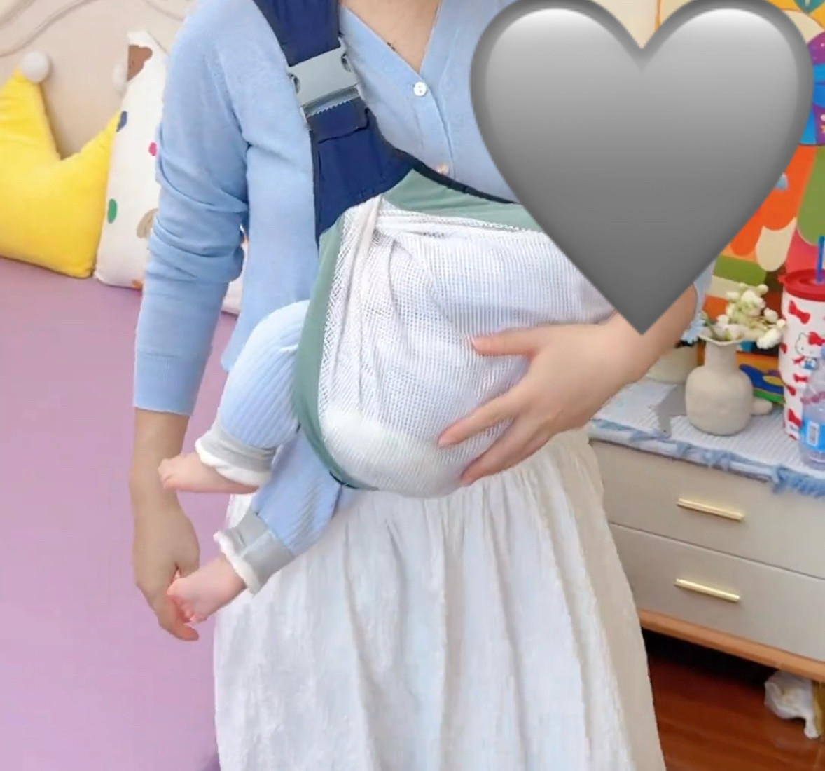 婴儿背带外出简易多功能前横抱式宝宝小孩外出抱娃神器简易两用