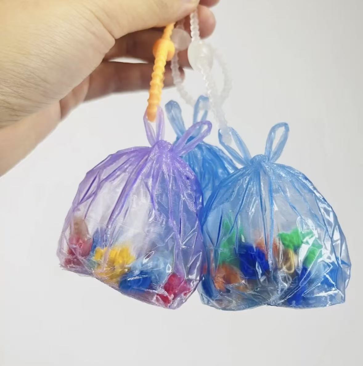 3D打印竹屎垃圾袋钥匙扣平价大学生女生随身挂饰不撞款创意小礼品